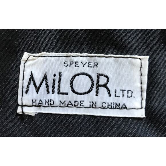 Vtg 70s Speyer Milor Ltd Handmade Chinese Glass Beaded Silk Cummerbund Belt main image 5